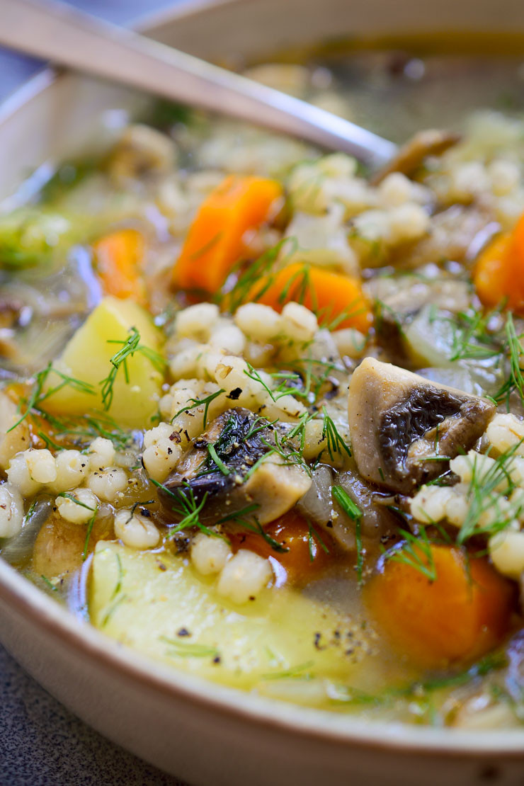 Mushroom Barley Soup Recipe
 ve arian mushroom barley soup recipe