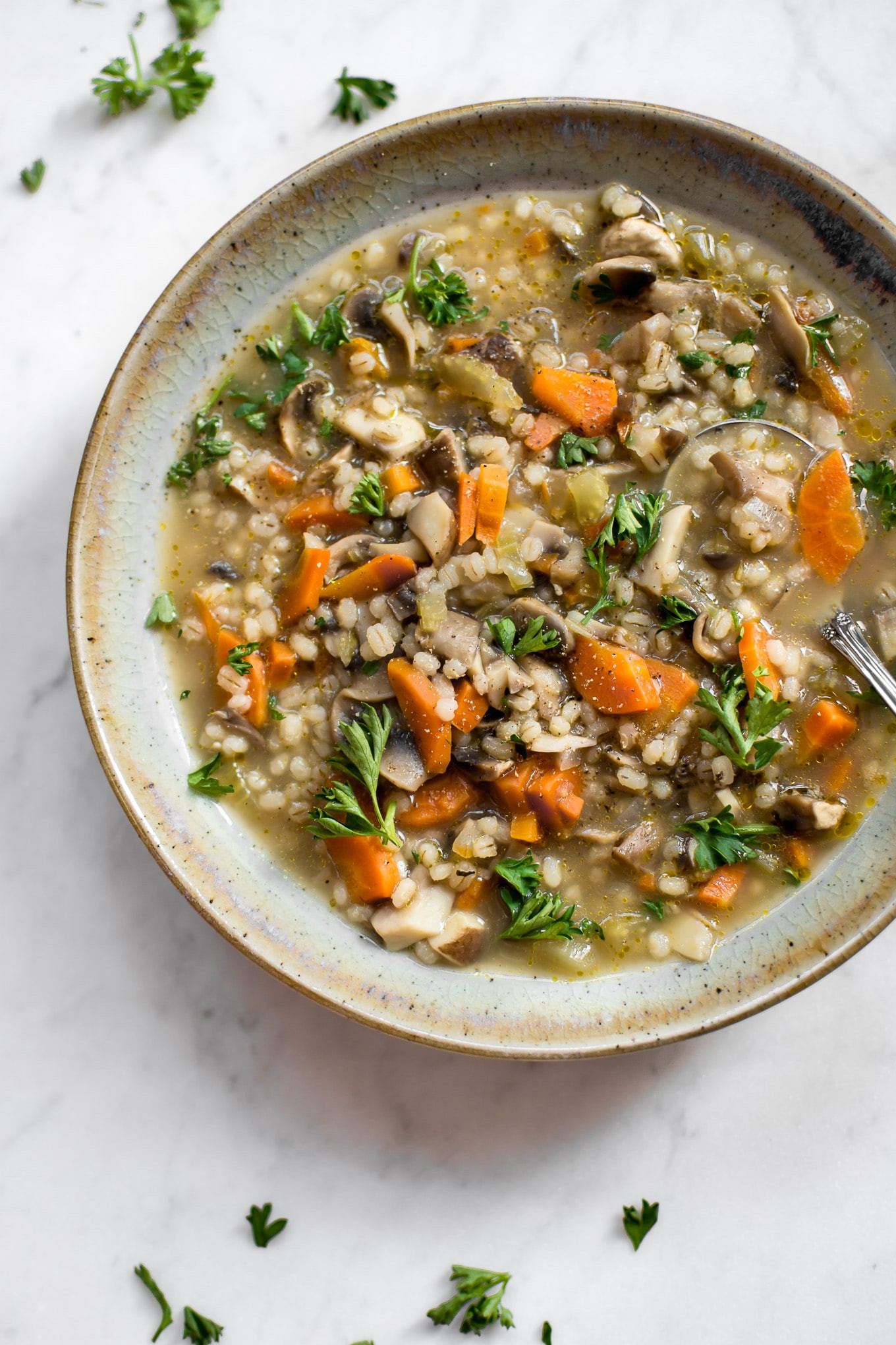 Mushroom Barley Soup Recipe
 Vegan Mushroom Barley Soup • Salt & Lavender