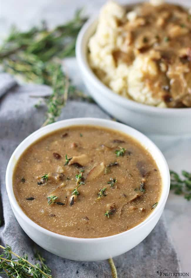 Mushroom Gravy Vegan
 Shiitake Mushroom Gravy