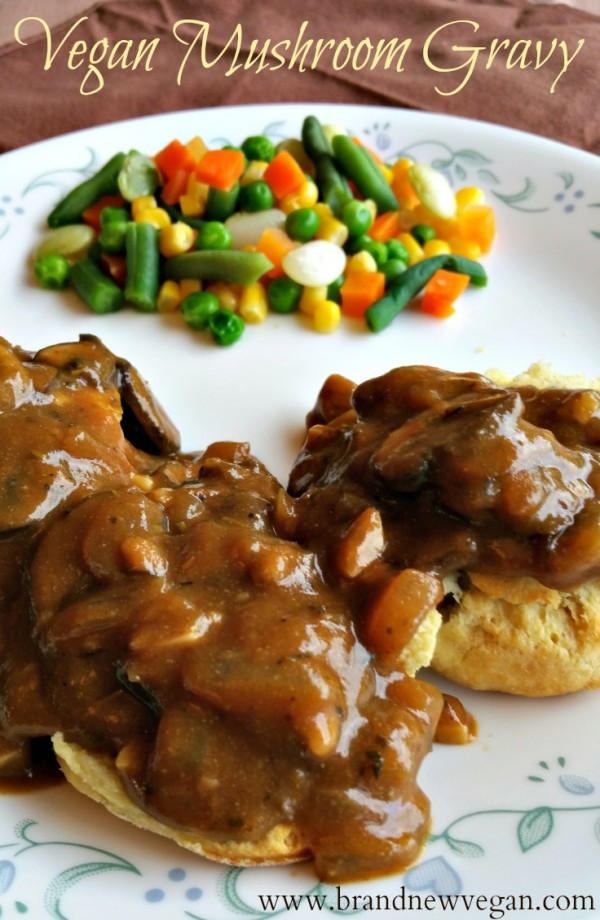 Mushroom Gravy Vegan
 Vegan Mushroom Gravy Brand New Vegan