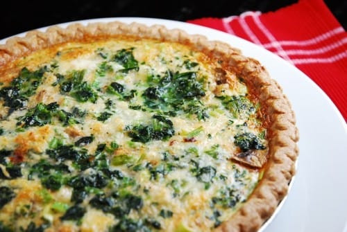 Mushroom Quiche Recipe
 Cheesy Spinach and Mushroom Quiche Recipe – 5 Points