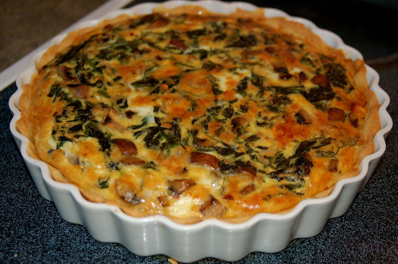 Mushroom Quiche Recipe
 Spinach Mushroom Quiche Recipe — Dishmaps