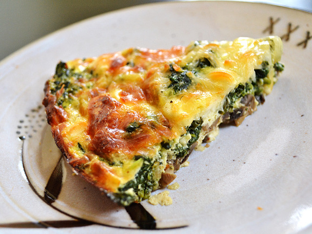 Mushroom Quiche Recipe
 Spinach Mushroom and Feta Crustless Quiche Bud Bytes