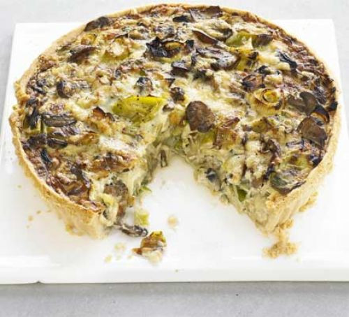 Mushroom Quiche Recipe
 Leek mushroom & gruyère quiche recipe