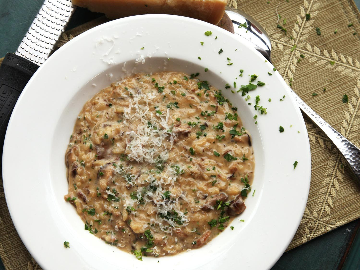 Mushroom Risotto Recipe
 Pressure Cooker Mushroom Risotto Recipe