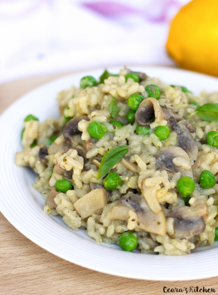 Mushroom Risotto Recipe
 Vegan Mushroom Risotto