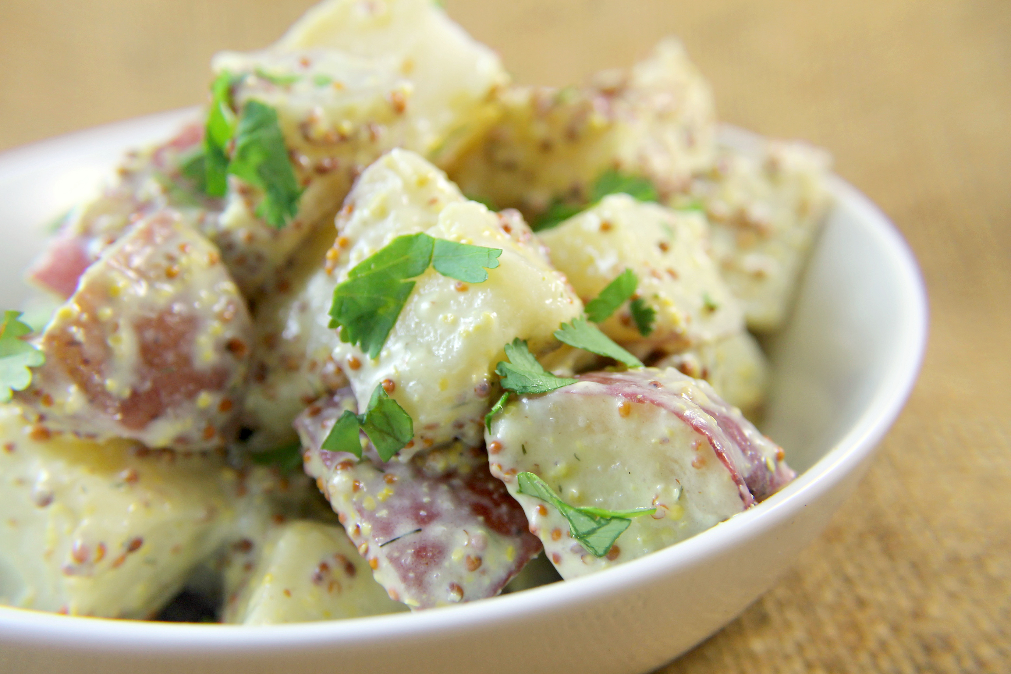 Mustard Potato Salad
 Whole Grain Mustard Potato Salad Recipe