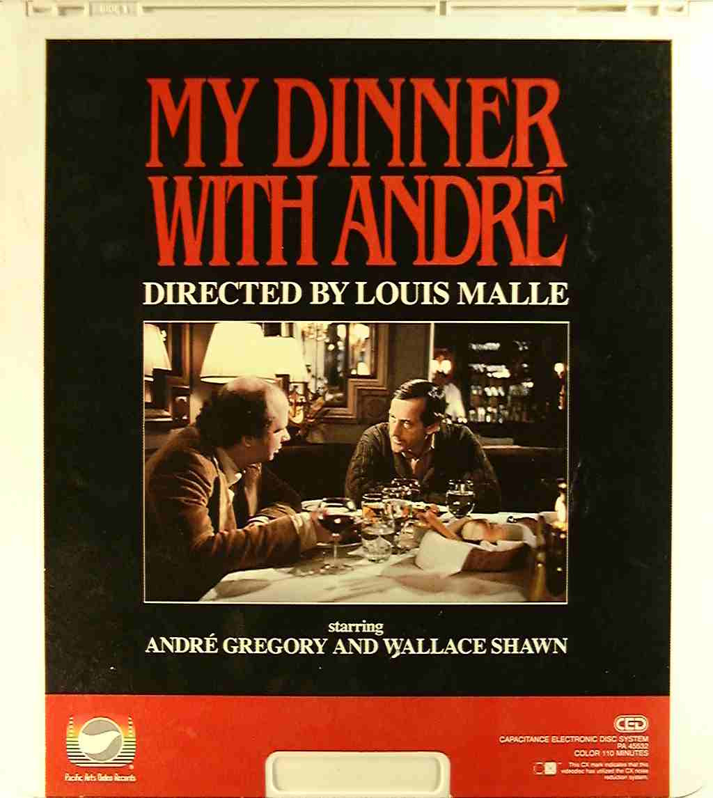 My Dinner With Andre
 My Dinner With Andre  U Side 1 CED Title