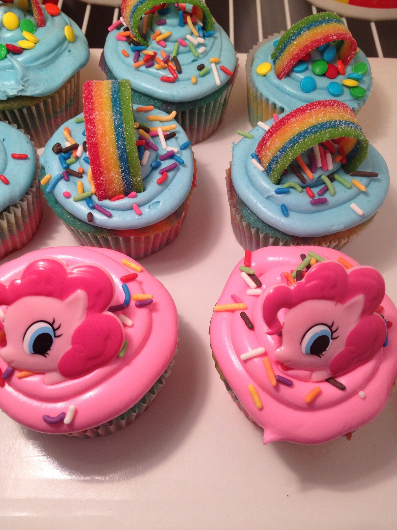 My Little Pony Cupcakes
 1000 images about Aleeysa s 1st birthday on Pinterest