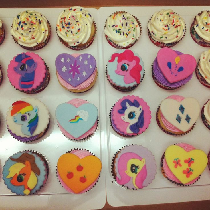 My Little Pony Cupcakes
 My Little Pony cupcakes Birthdays Pinterest