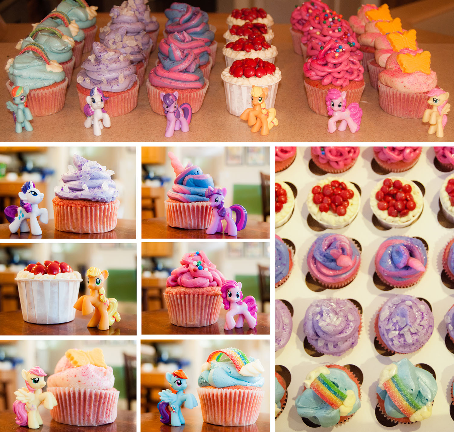 My Little Pony Cupcakes
 My Little Pony Friendship is Magic Cupcakes