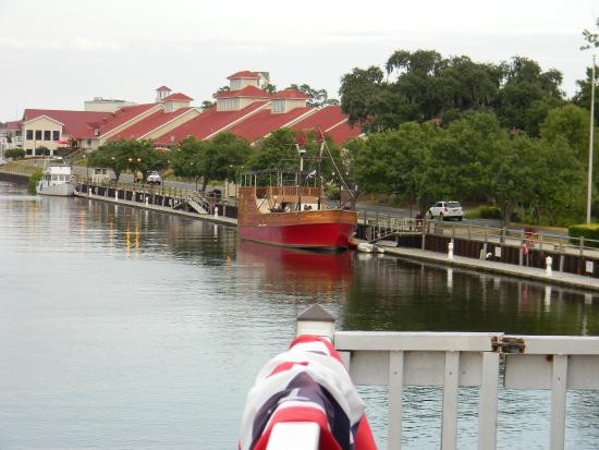 Myrtle Beach Dinner Cruise
 Distant view of riverboat from Barefoot Landing Picture