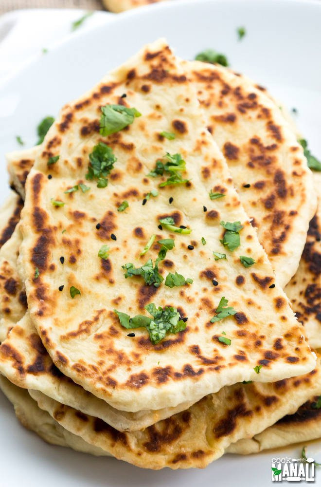 Naan Bread Recipe
 Butter Naan Cook With Manali