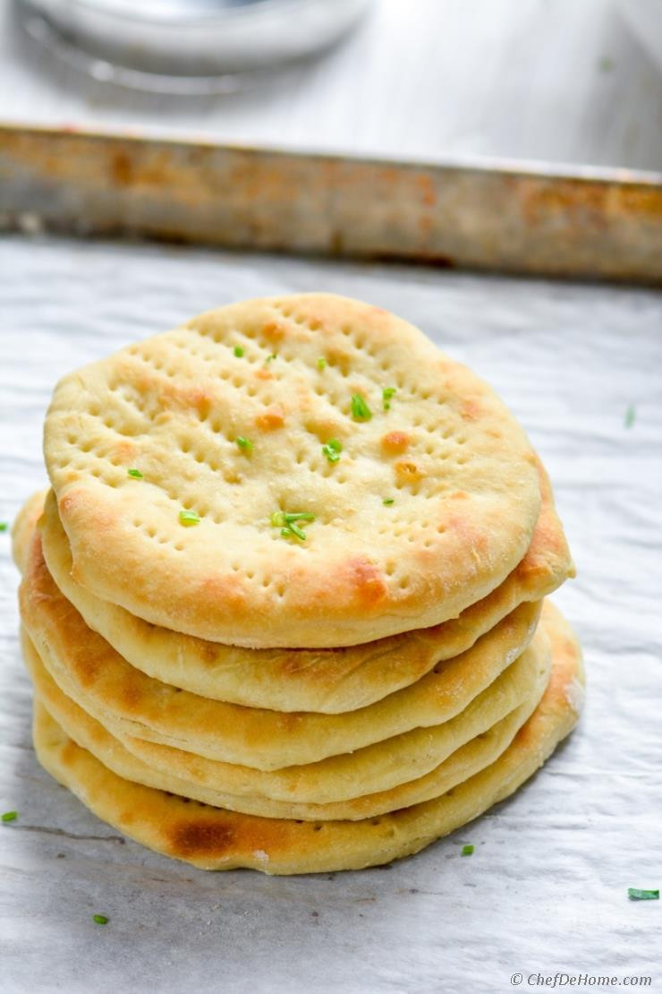 Naan Bread Recipe
 Quick Oven Baked Naan Bread Recipe