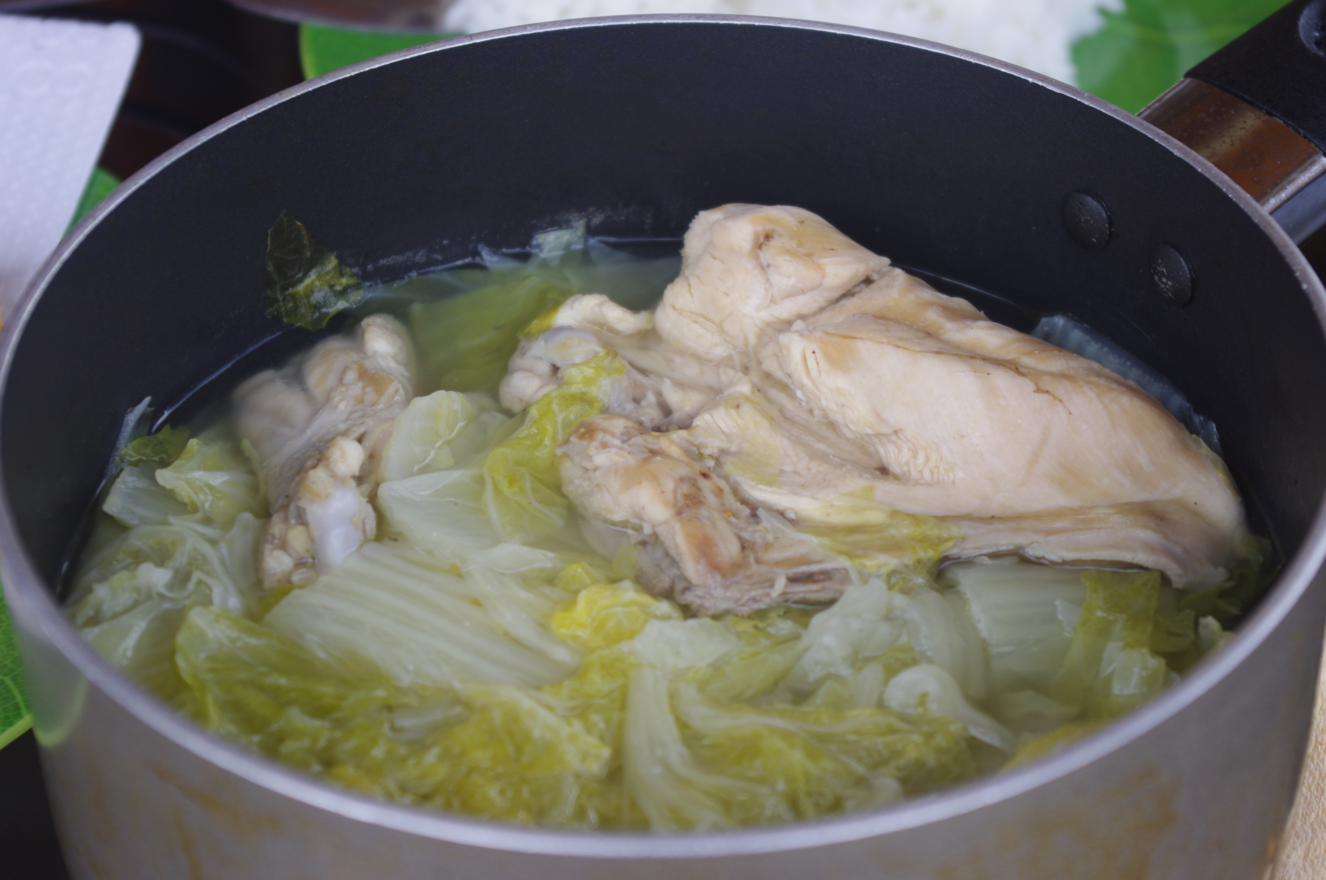 Napa Cabbage Soup
 chinese chicken napa cabbage soup