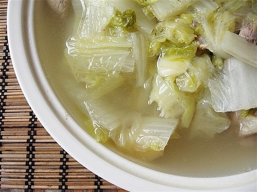 Napa Cabbage Soup
 Chinese Napa Cabbage Soup Recipe by tigerfish CookEat