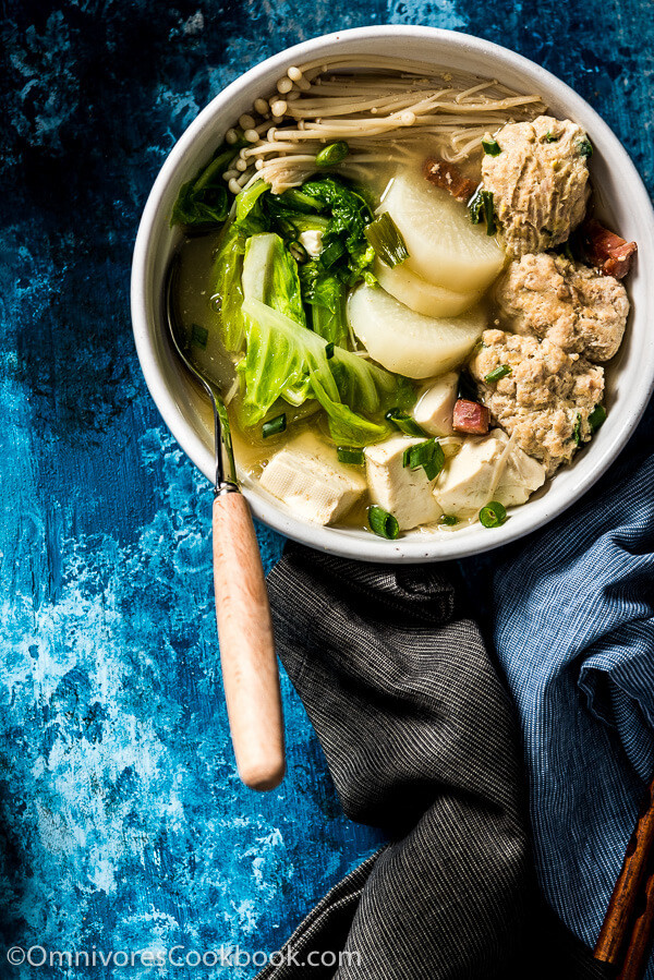 Napa Cabbage Soup
 Napa Cabbage Soup with Meatballs