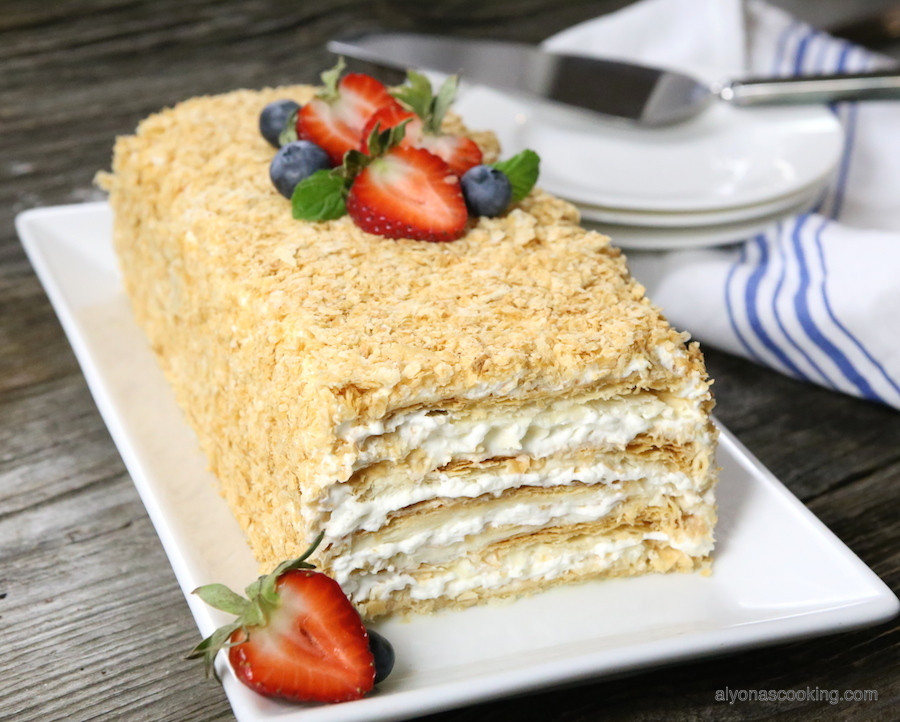 Napoleon Cake Recipe
 Easy Napoleon Cake