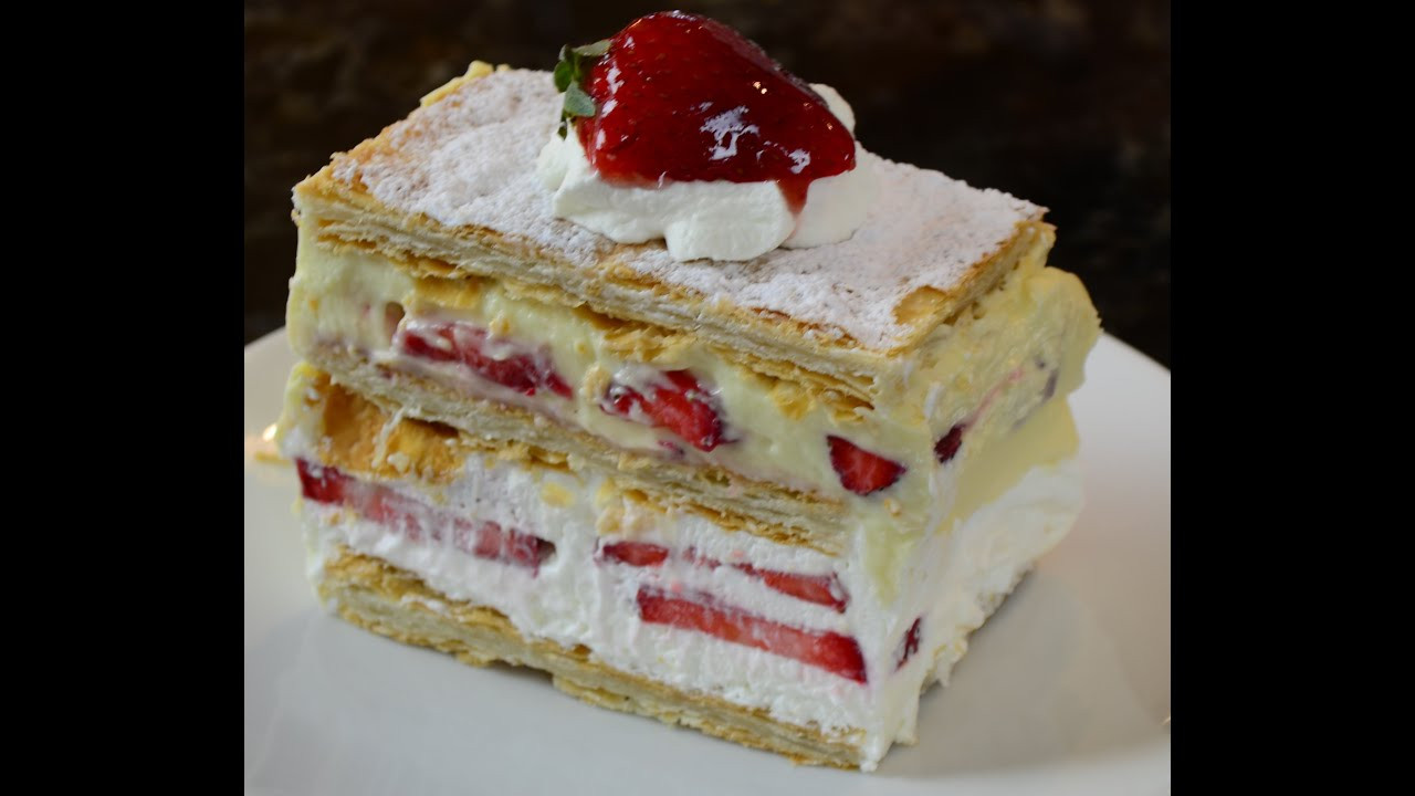 Napoleon Dessert Italian
 Strawberry Napoleon Mille feuille