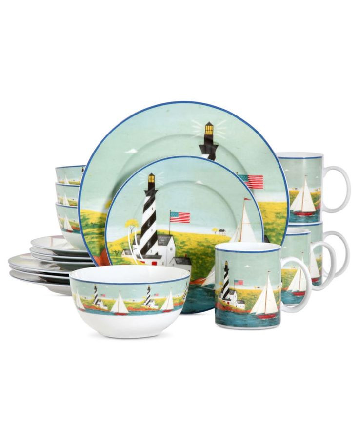 Nautical Dinner Ware
 53 Nautical Dinnerware Beautiful Nautical Home