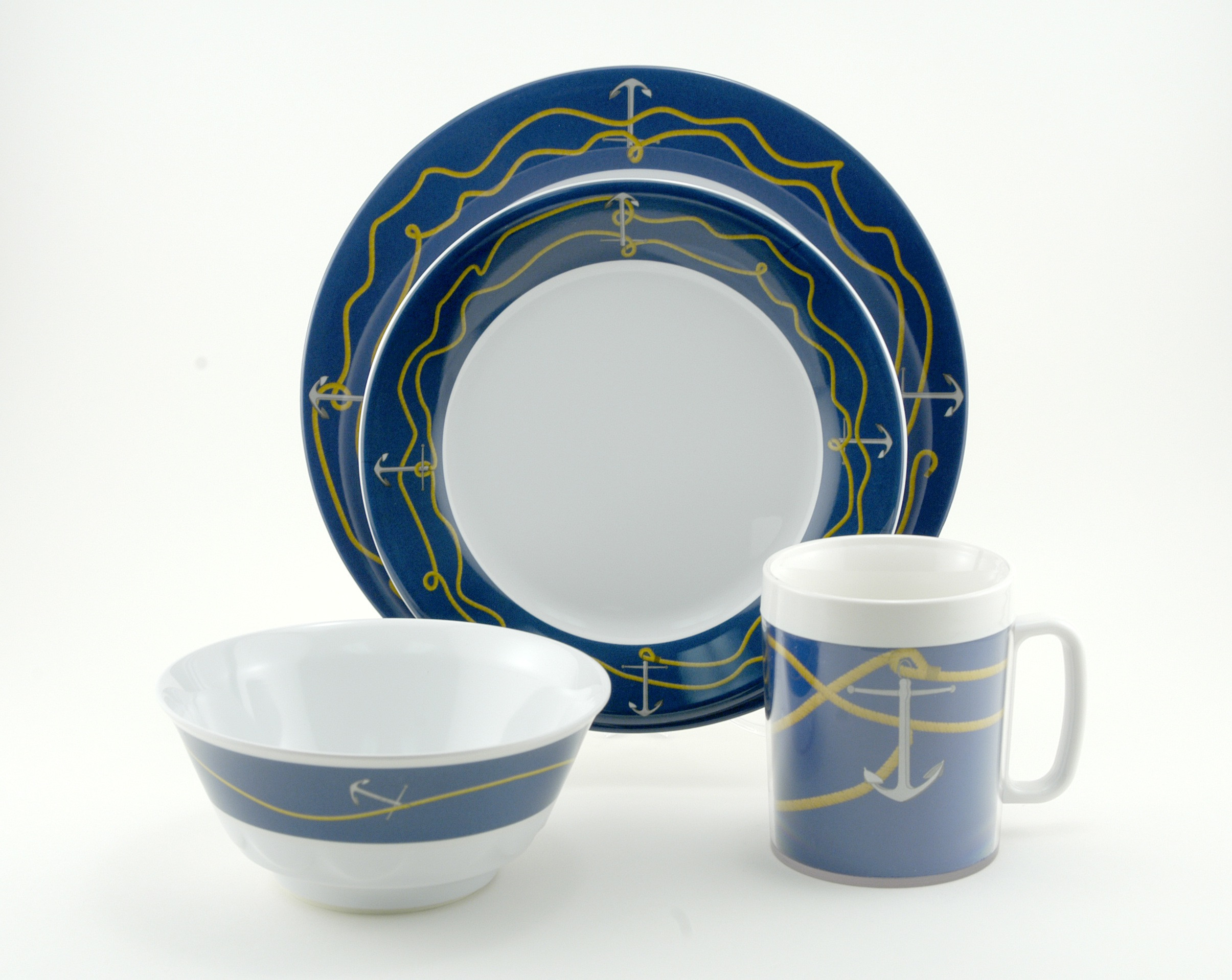 Nautical Dinner Ware
 Coastal Melamine Dinnerware