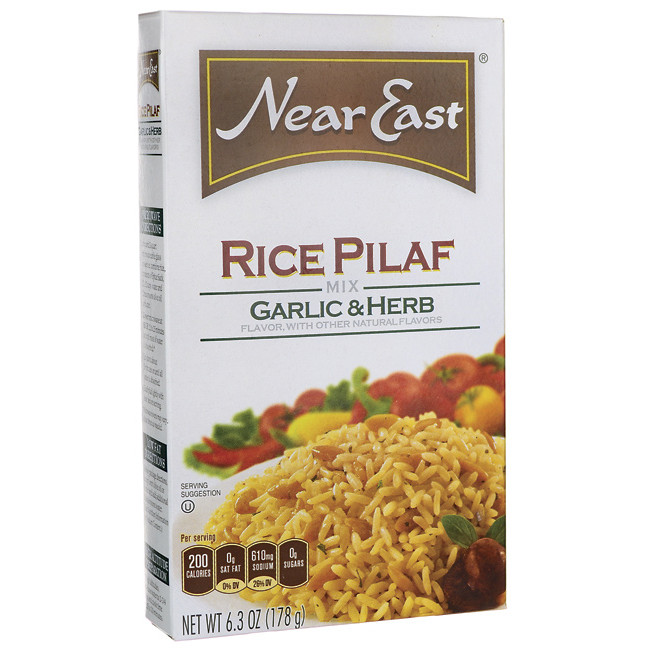 Near East Rice Pilaf
 Near East Rice Pilaf Mix Garlic & Herb 6 3 oz Box Swanson