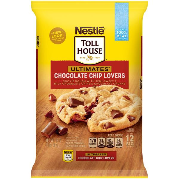 Nestle Toll House Chocolate Chip Cookies
 Nestle Toll House Ultimates Chocolate Chip Lovers Cookie