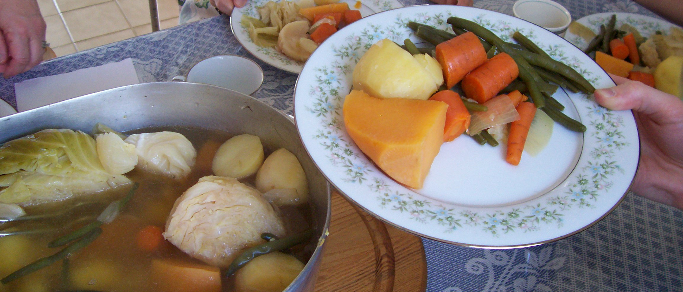 New England Boiled Dinner With Ham
 New England Boiled Dinner