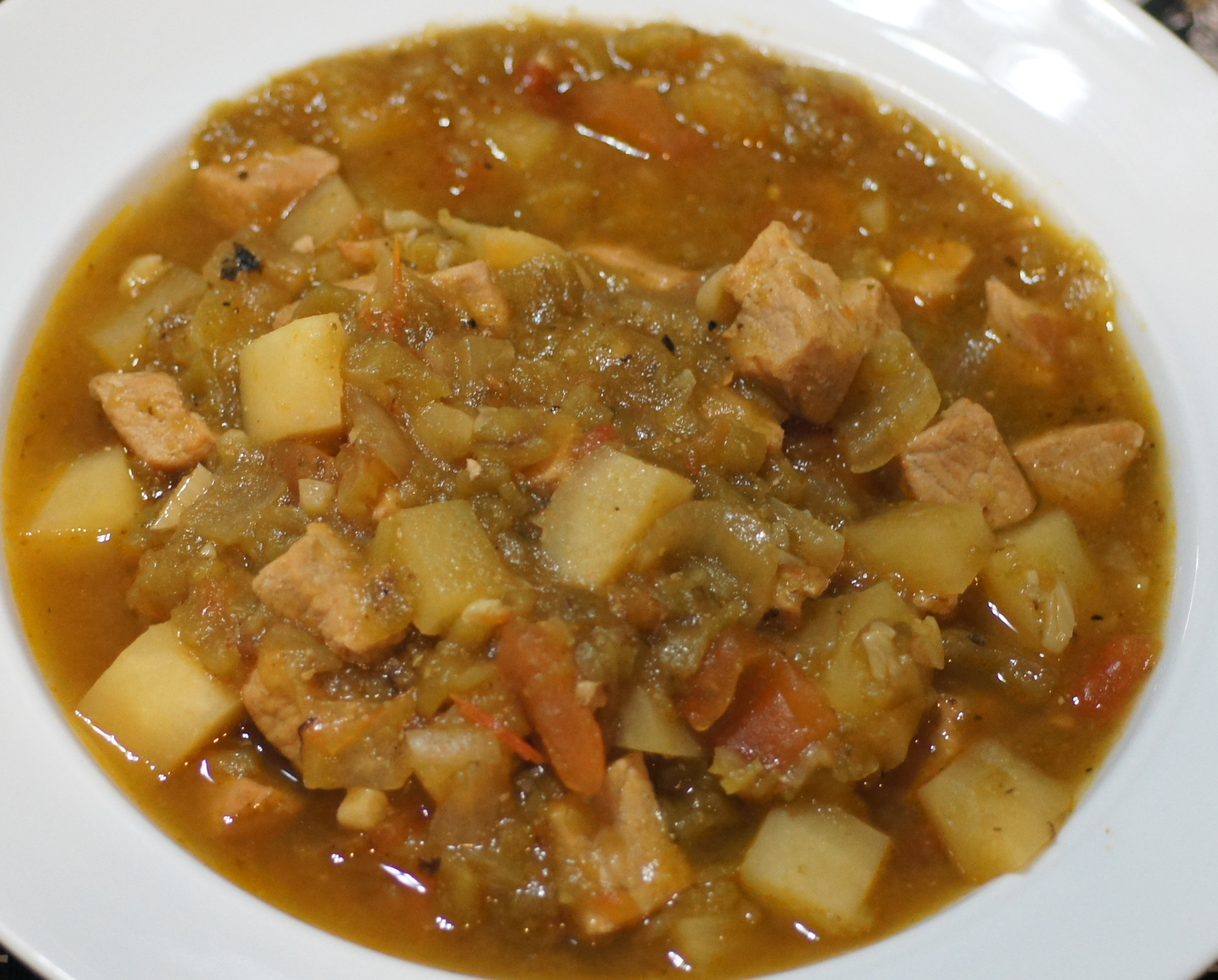 New Mexico Green Chile Stew
 New Mexico Green Chile Stew