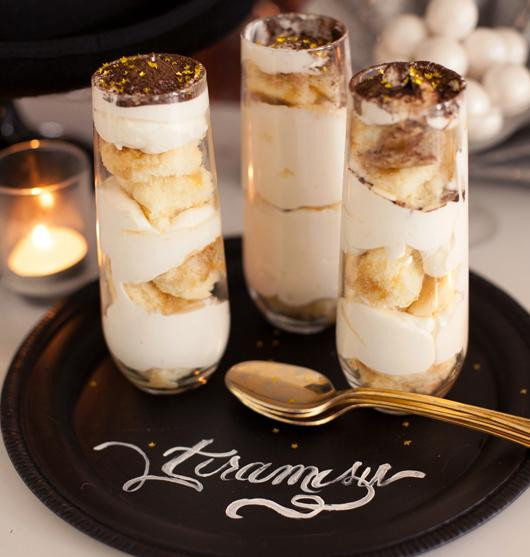 New Year Eve Dessert Recipes
 Easy No Bake Champagne Glass Tiramisu