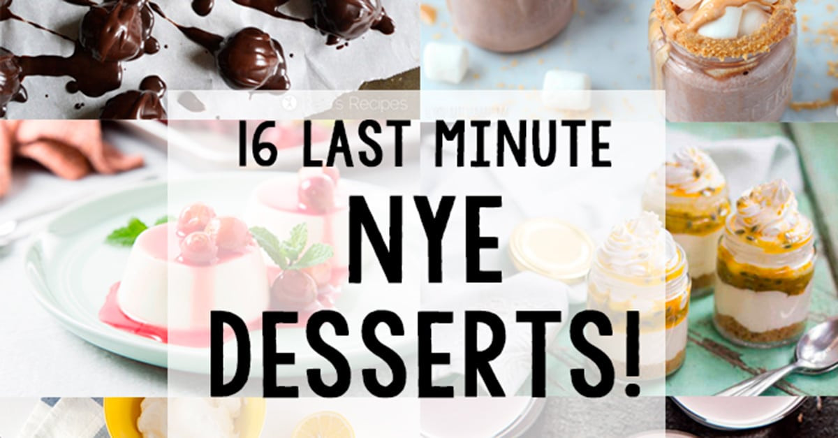 New Year'S Eve Desserts
 16 Last Minute New Year s Eve Desserts The Unlikely Baker