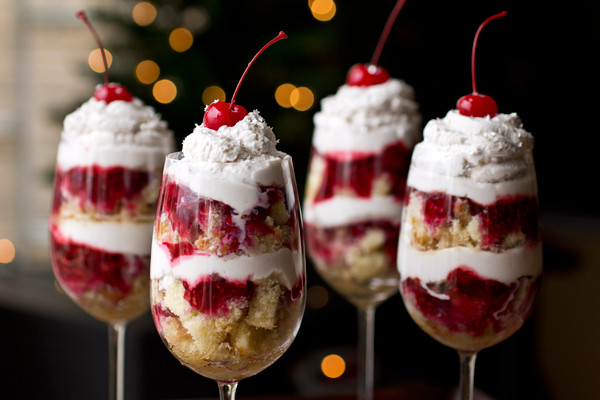 New Years Dessert
 New Year s Eve Parfaits with Raspberries and Chambord