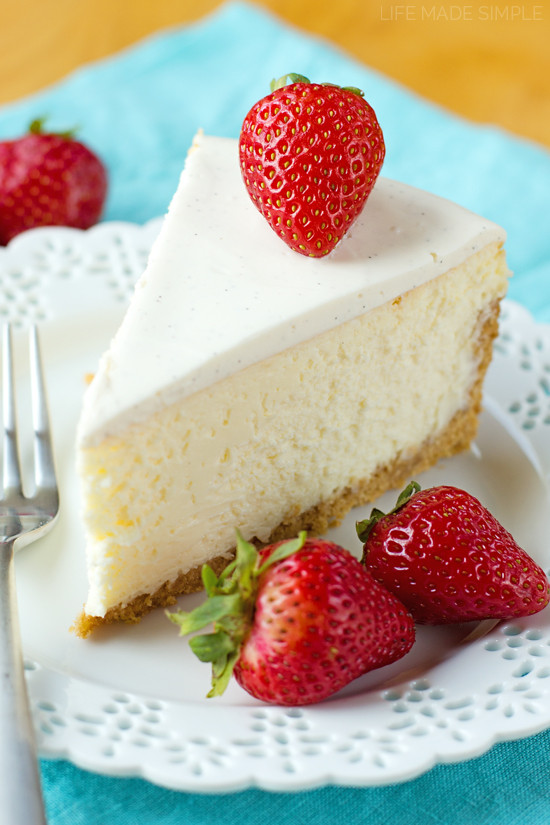 New York Cheese Cake
 Perfect New York Cheesecake Life Made Simple