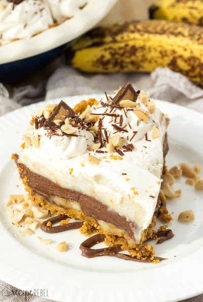 No Bake Banana Cream Pie
 More Than 25 No Bake Desserts