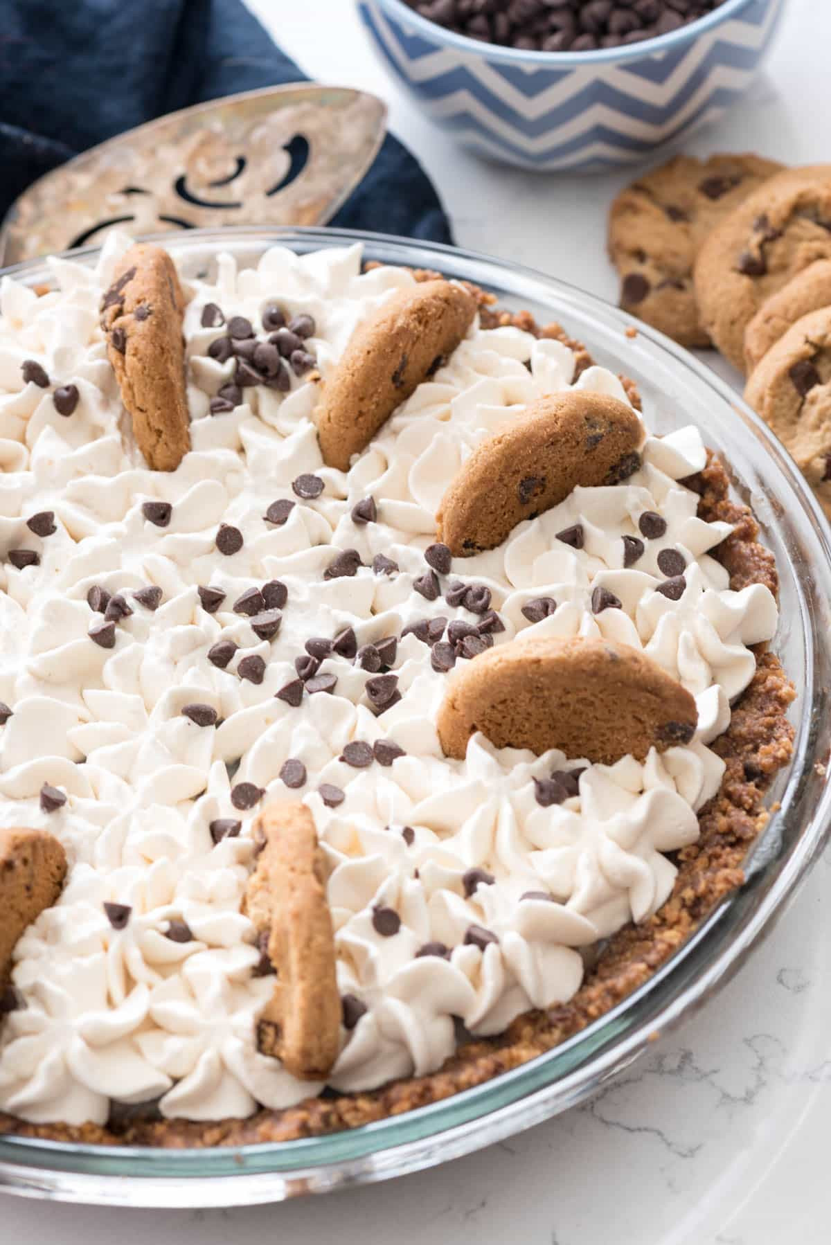 No Bake Chocolate Chip Cookies
 No Bake Chocolate Chip Cookie Pudding Pie Crazy for Crust