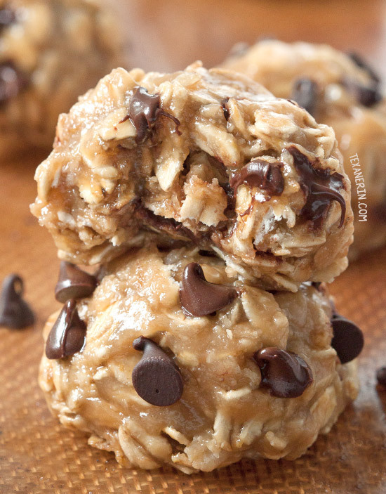 No Bake Chocolate Chip Cookies
 No bake Peanut Butter Cookies vegan gluten free whole