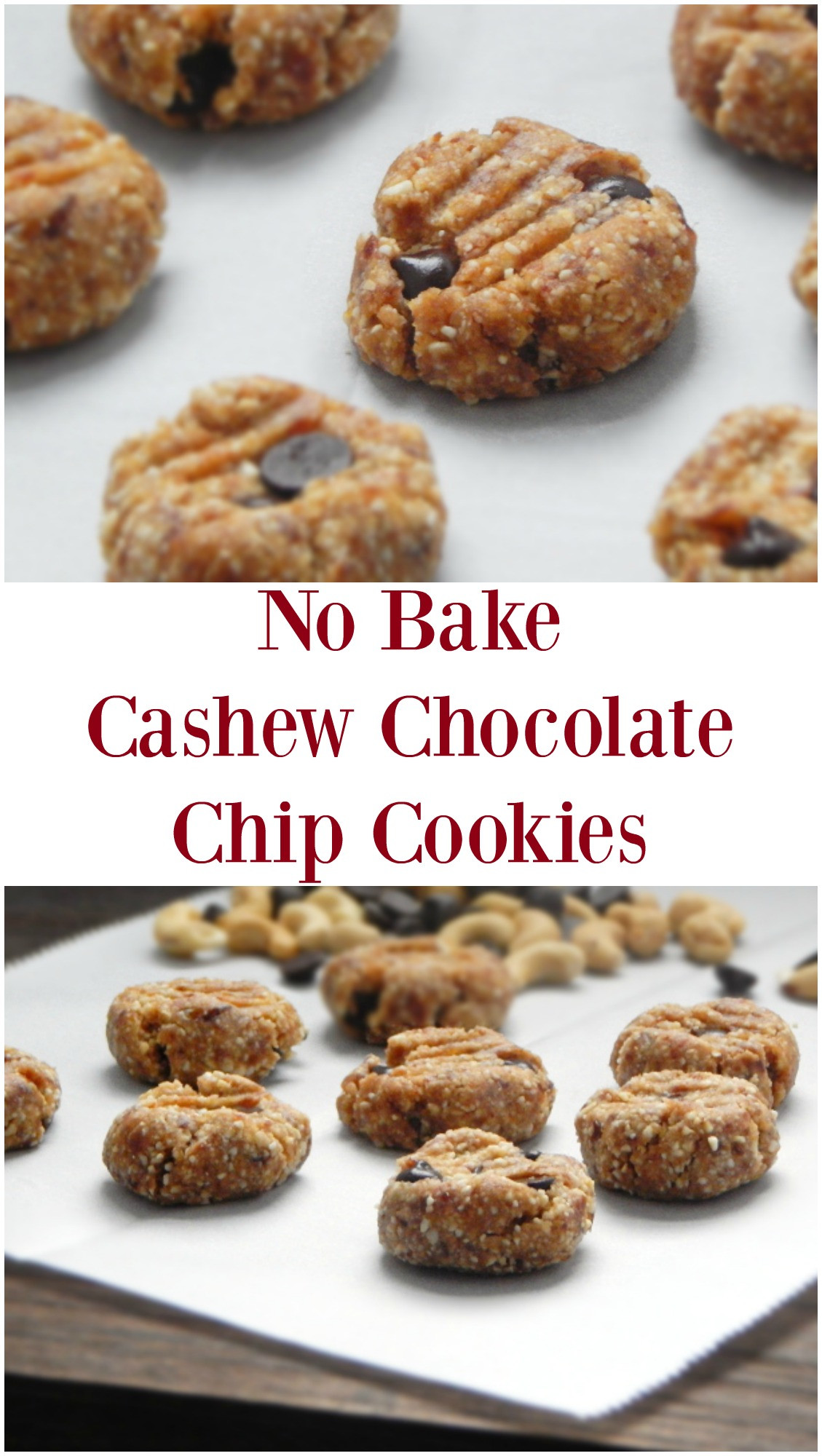 No Bake Chocolate Chip Cookies
 November Before December this Year Recipe No Bake Cashew