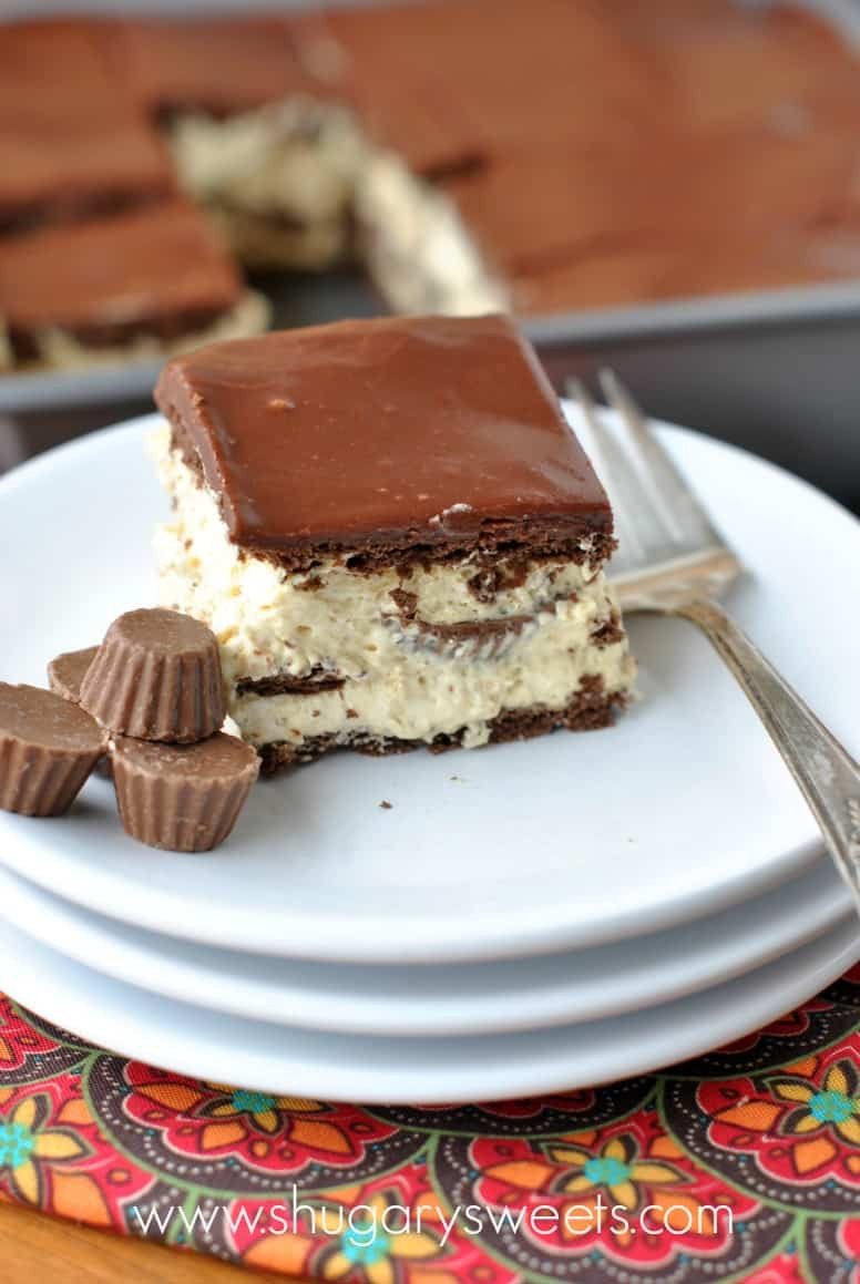 No Bake Chocolate Desserts
 No Bake Peanut Butter Eclair Cake Shugary Sweets