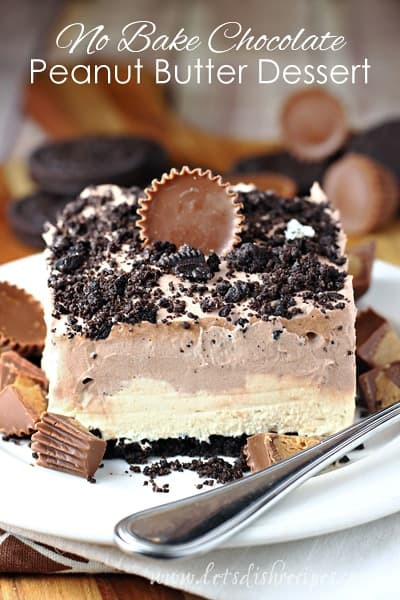 No Bake Chocolate Desserts
 Chocolate Peanut Butter No Bake Dessert