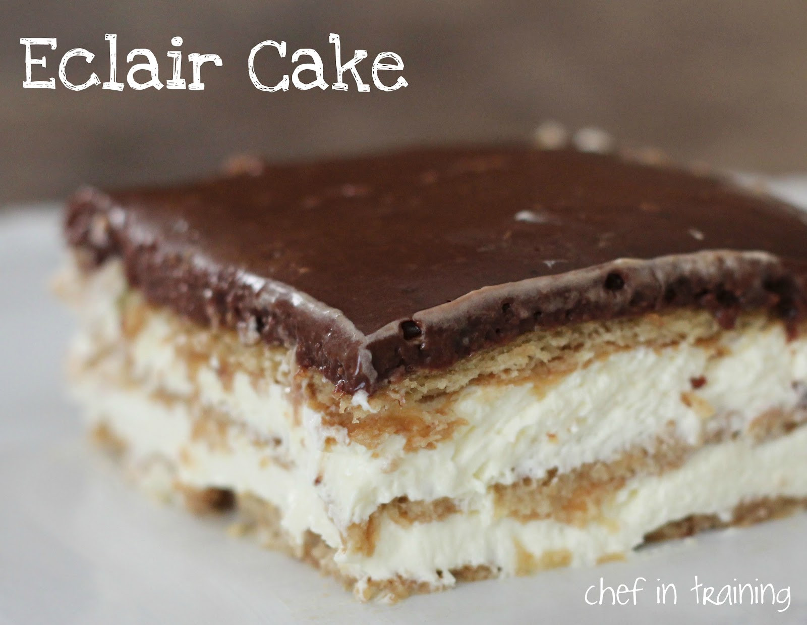 No Bake Chocolate Eclair Dessert
 No Bake Eclair Cake