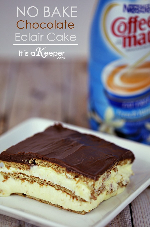 No Bake Chocolate Eclair Dessert
 No Bake Chocolate Eclair Cake