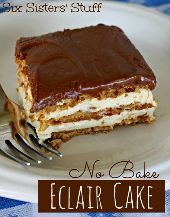 No Bake Chocolate Eclair Dessert
 PinDelight No Bake Eclair Cake