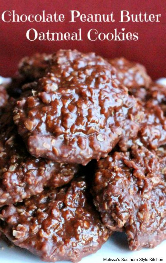 No Bake Chocolate Peanut Butter Oatmeal Cookies
 No Bake Chocolate Peanut Butter Oatmeal Cookies