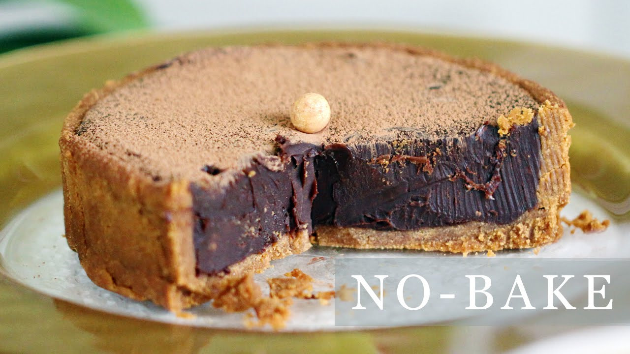 No Bake Chocolate Pie
 No Bake Chocolate Pie Recipe 5 Ingre nt Tart 초코타르트 만들기