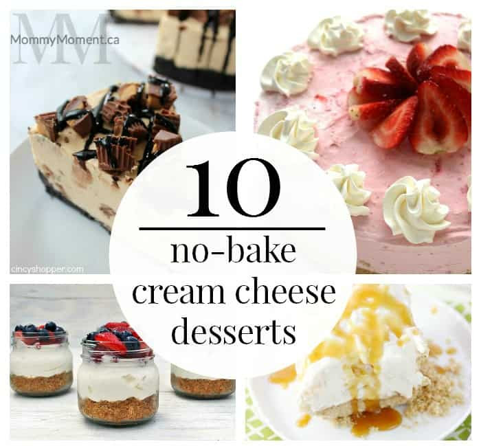 No Bake Cream Cheese Desserts
 cropped no bake cream cheese desserts Mommy Moment