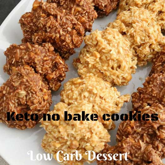 No Bake Keto Cookies
 Perfect Keto No Bake Cookies Keto Low Carb Desserts
