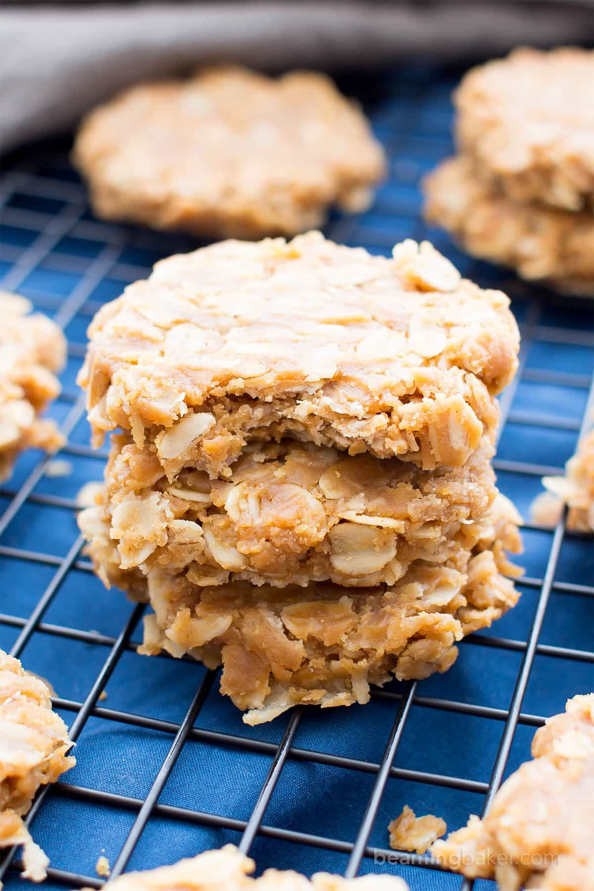 No Bake Peanut Butter Oatmeal Cookies
 3 Ingre nt No Bake Peanut Butter Oatmeal Cookies Gluten