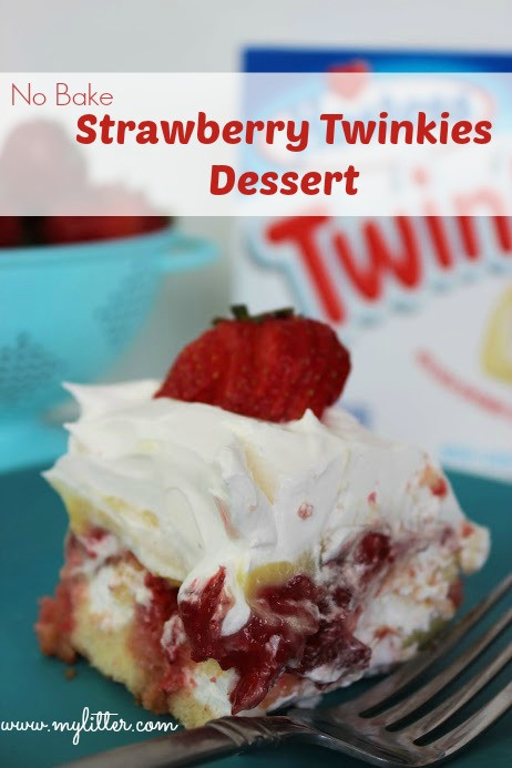 No Bake Strawberry Dessert Recipes Easy
 No Bake Desserts No Bake Strawberry Twinkies Dessert