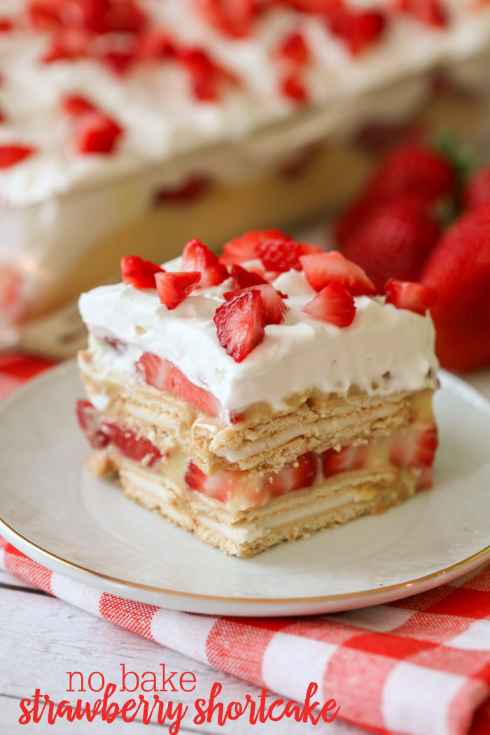 No Bake Strawberry Dessert
 No Bake Strawberry Shortcake Lil Luna