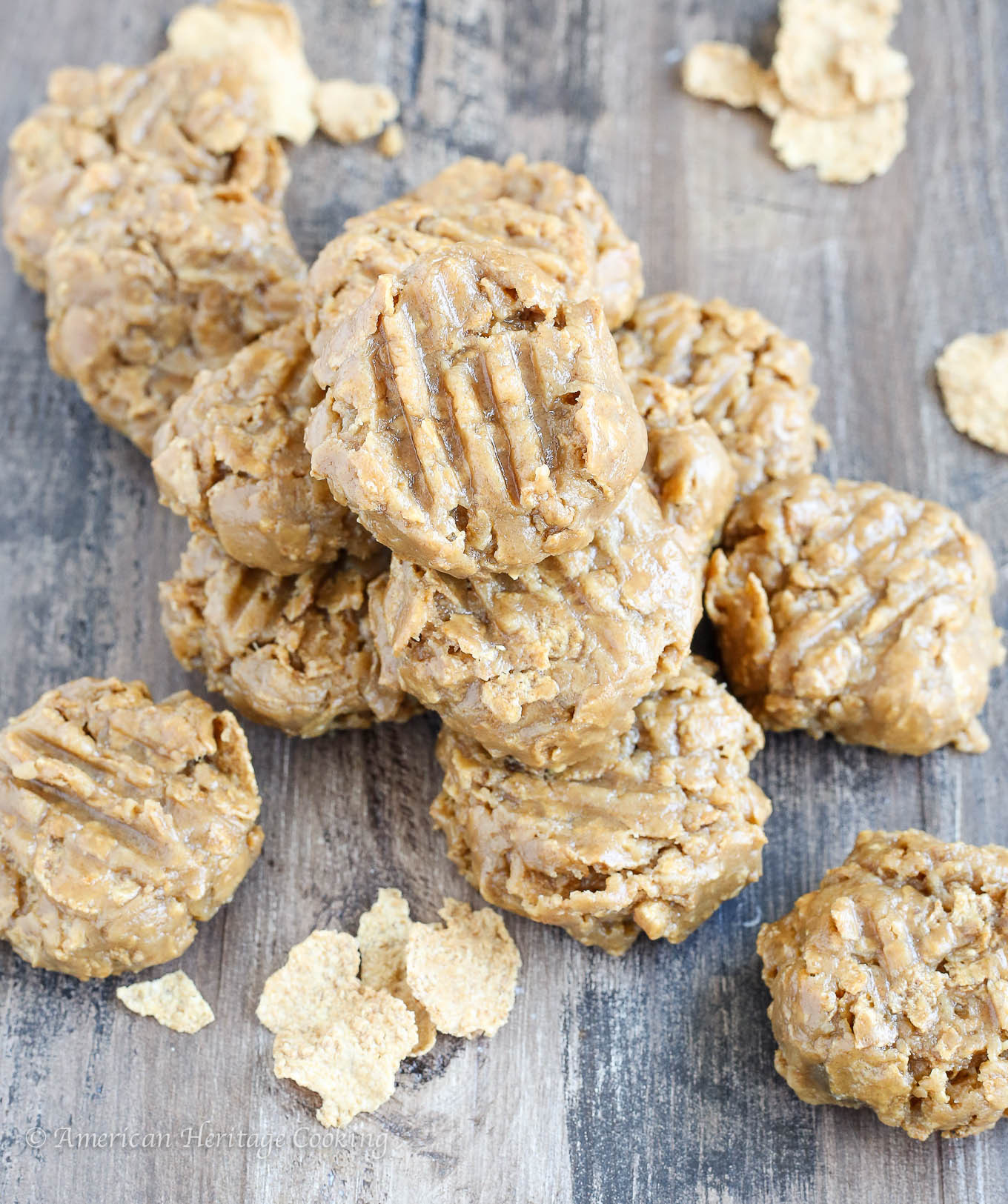 No Butter Cookies
 No Bake Peanut Butter Cookies American Heritage Cooking